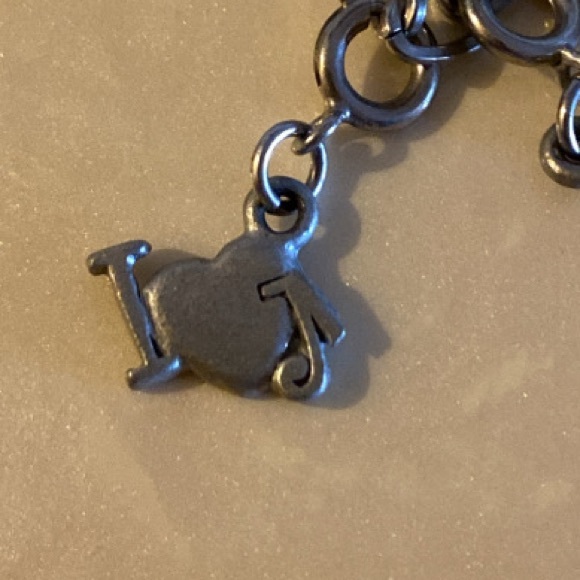 Vintage Sterling Silver Laugh Now Cry Later Music Themed Charm Bracelet - Picture 8 of 8